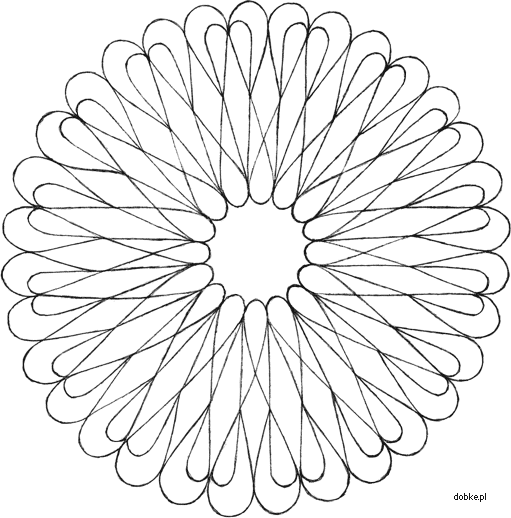 Mandala for spiritual development and coloring