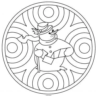 Mandala invierno - Imagui