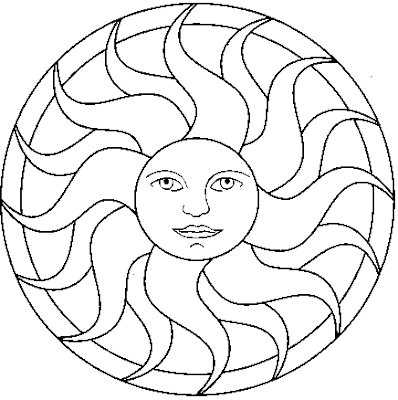Carne de Diván.: Mandala para pintar.