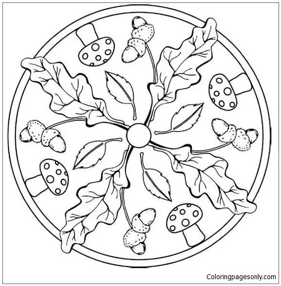 Mandala Tardor Coloring Pages - Mandala Coloring Pages - Páginas para colorear para niños y adultos Mandala Tardor Coloring Pages - Mandala Coloring Pages - Páginas para colorear para niños y adultos