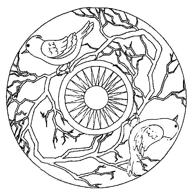 Mandalas de animales para colorear