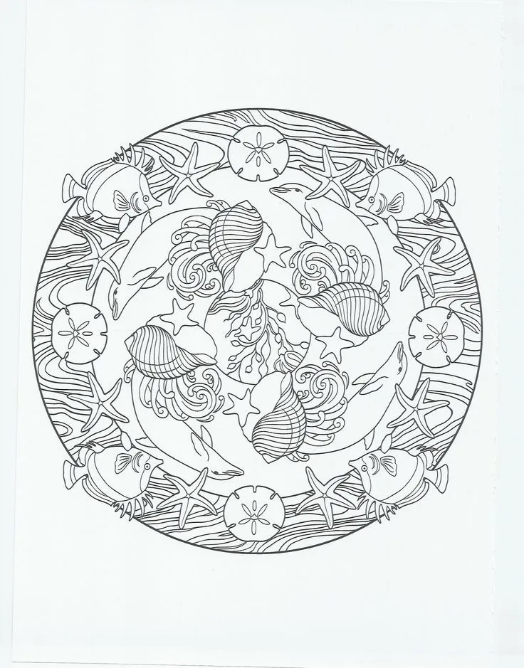 Mandalas de animales para colorear
