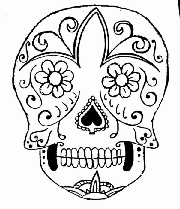 Mandalas calaveras mexicanas para colorear - Mandalas