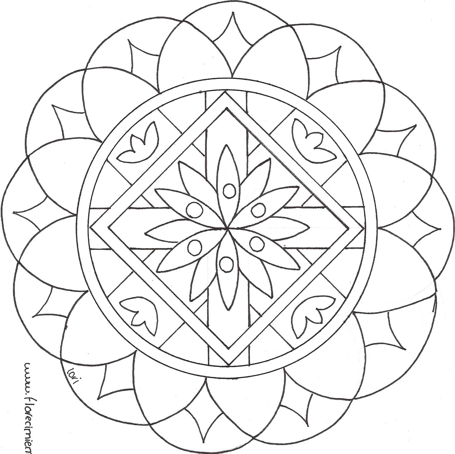 Mandalas para colorear | Florecimiento Humano