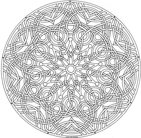 Mandalas a colorear - Imagui