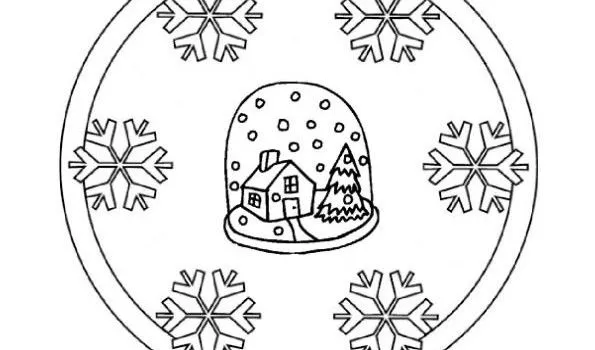 Mandala invierno - Imagui
