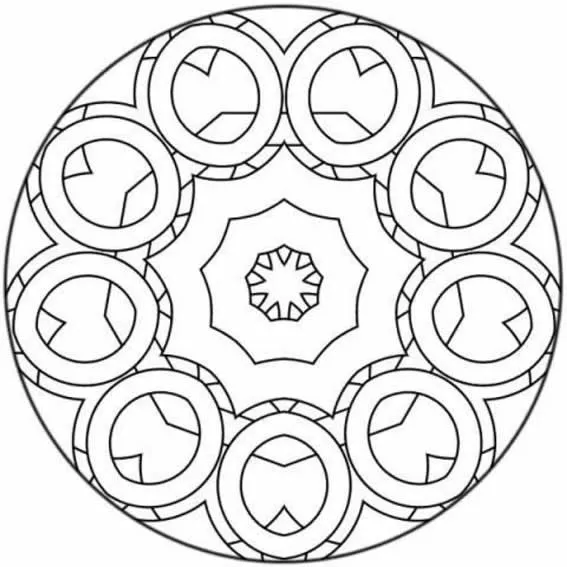 Mandalas para Colorir - Mandalas to Color en Pinterest | Chakras ...