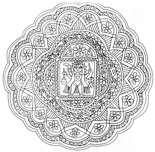 Mandalas dificiles para colorear - Imagui