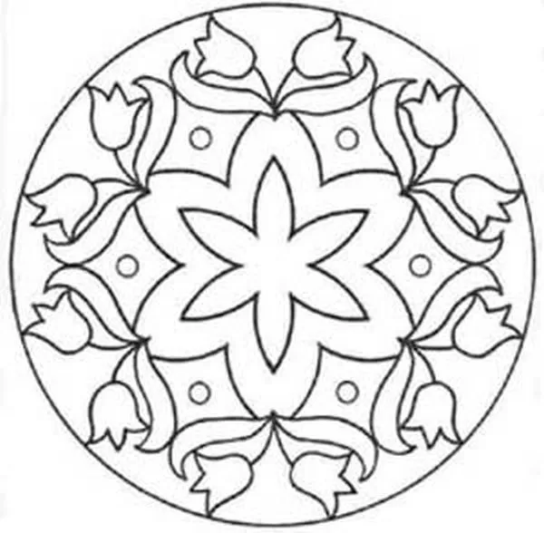 Mandalas faciles de imprimir - Imagui