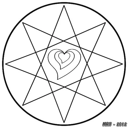 MANDALAS en FAMILIA, para pintar tod@s junt@s.: MANDALA Fácil de ...