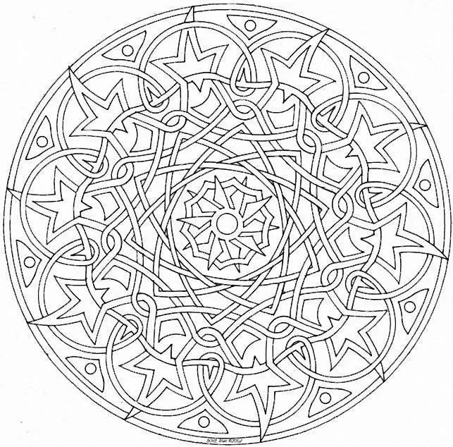 Mandalas para imprimir e colorir | Desenhos para Colorir