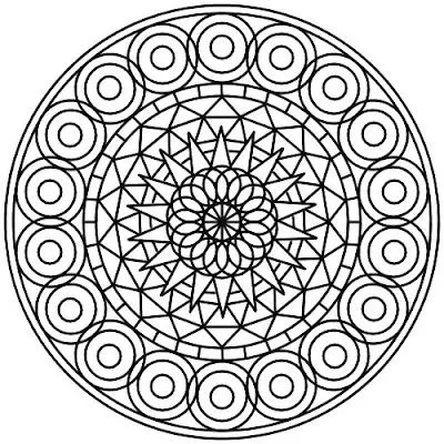 Mandalas - MRU - : MANDALAS para PINTAR y COLOREAR : DIFÍCILES