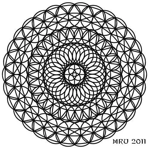 Mandalas - MRU - : MANDALAS DIFÍCIL Y FÁCIL para PINTAR y COLOREAR