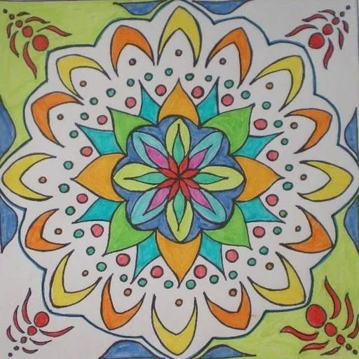 Mandalas para niños - Burbujitas