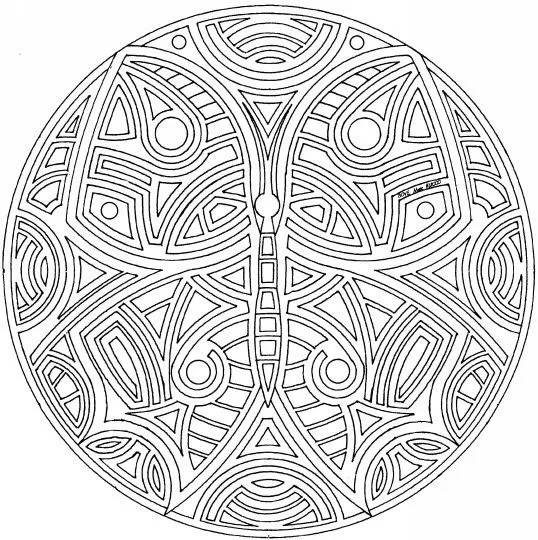 Mandalas para pintar con animales - Imagui