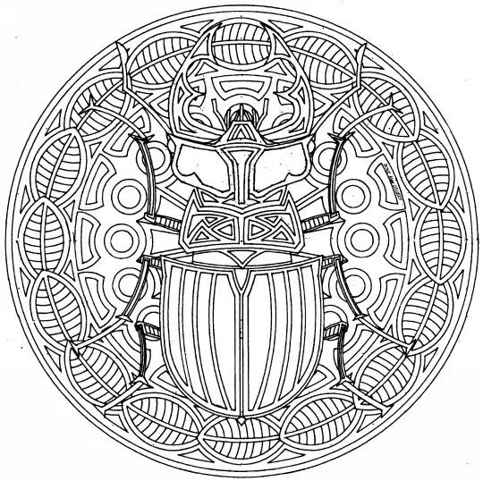 Mandalas para colorear animales - Imagui