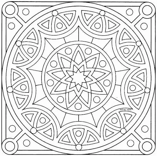 Mandalas para pintar ~ Dña. Pepa