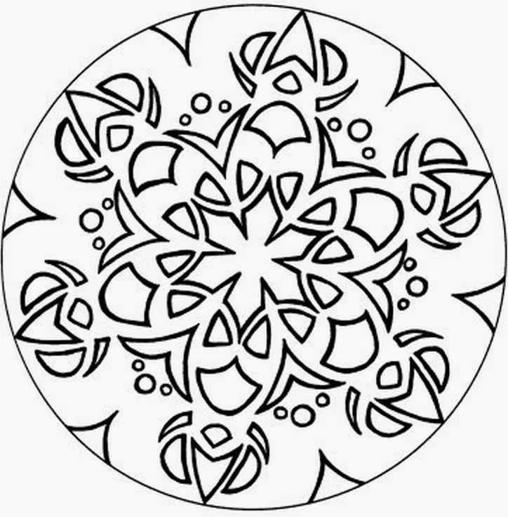 Mandalas Para Pintar: febrero 2014