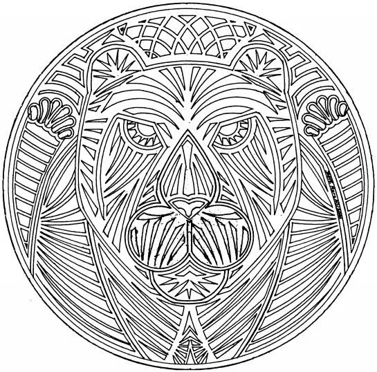 Mandalas de animales para pintar - Imagui