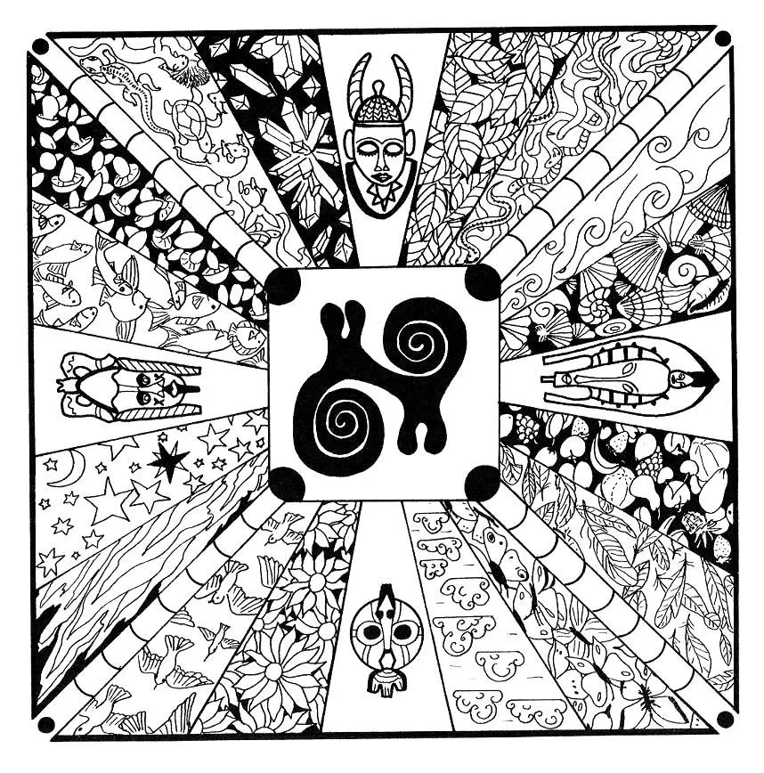 Mandalas Para Pintar: Mandala para colorear VI Mandalas Para Pintar: Mandala para colorear VI