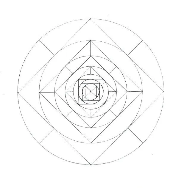 Mandalas Para Pintar: mandala base