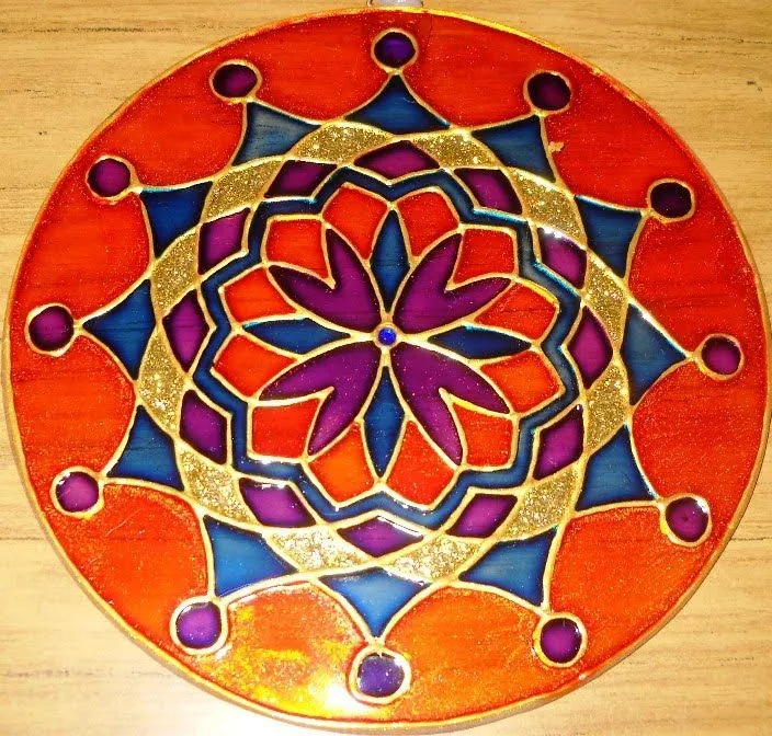 Mandalas en vidrio - Geometrias del Alma