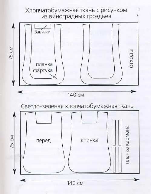 Mandiles con bordados en punto de cruz | Solountip.
