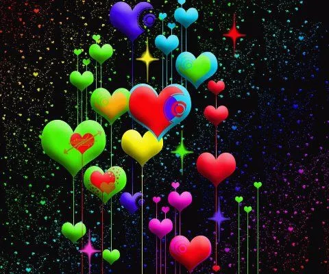 Mané Castro Videla: CORAZONES DE COLORES
