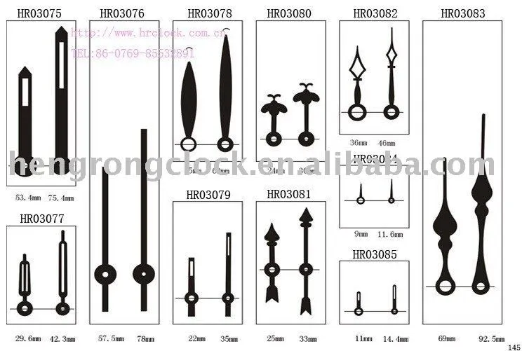 Manecillas del reloj de pared - Imagui