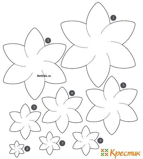 6 Maneras fáciles para hacer flores de fieltro decorativas ~ Solountip.com 6 Maneras fáciles para hacer flores de fieltro decorativas ~ Solountip.com