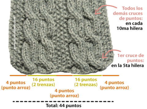 Bufanda con trenzas reversibles para caballero - Tejiendo Perú... Bufanda con trenzas reversibles para caballero - Tejiendo Perú...
