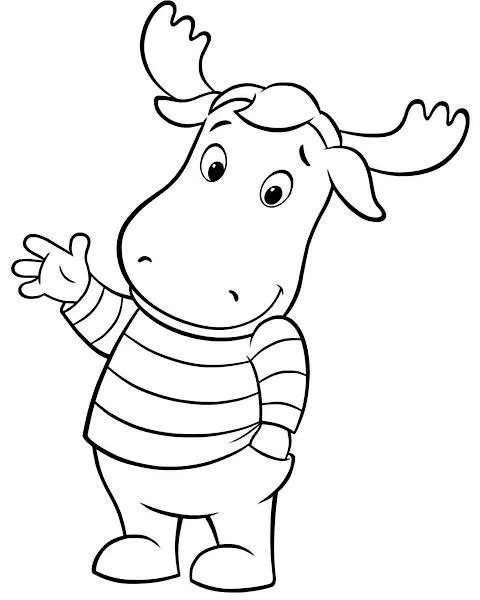 Manias da VÓ Graça: RISCOS BACKYARDIGANS PARA COLORIR