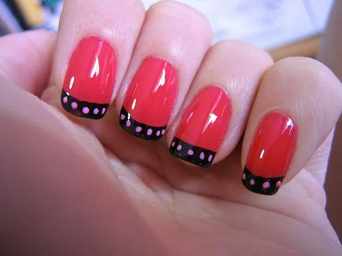 Manicure con diseño - Imagui