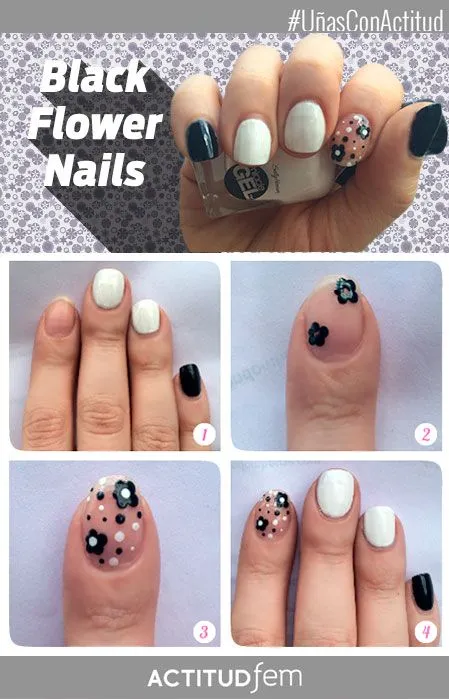 Manicure con flores [FOTOS] | ActitudFEM