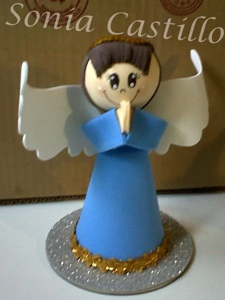 Manitas - Creando con fomy: Angelitos fofuchos