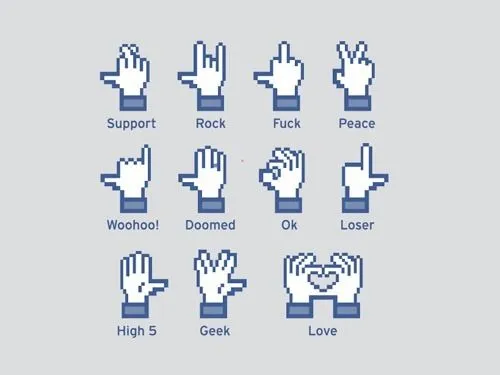 Como se hacen las manitas de FaceBook - Imagui Como se hacen las manitas de FaceBook - Imagui