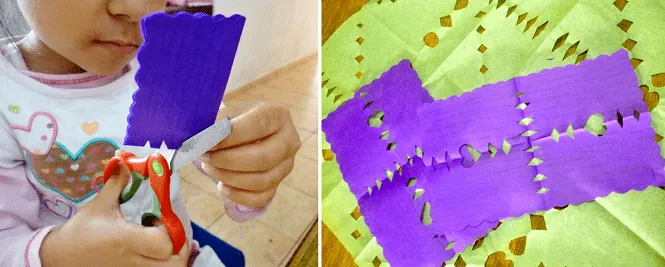 manitas de gato: Día de Muertos: papel picado de gato