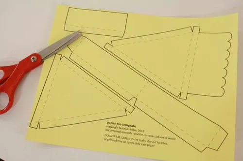 Como hacer una rebanada de pastel de carton - Imagui