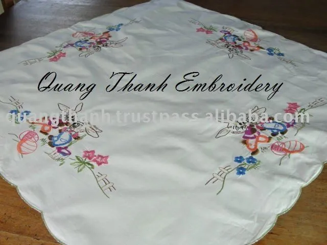 Bordado a mano del edredón del bebé-Colcha-Identificación del ...