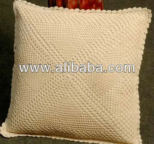hecho a mano de encaje de ganchillo funda de cojín-Fundas Cojines ... hecho a mano de encaje de ganchillo funda de cojín-Fundas Cojines ...