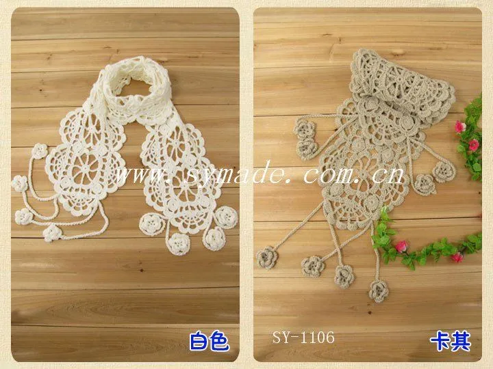 Ganchillo de la mano bufandas-Bufandas Tejidas-Identificación del ...