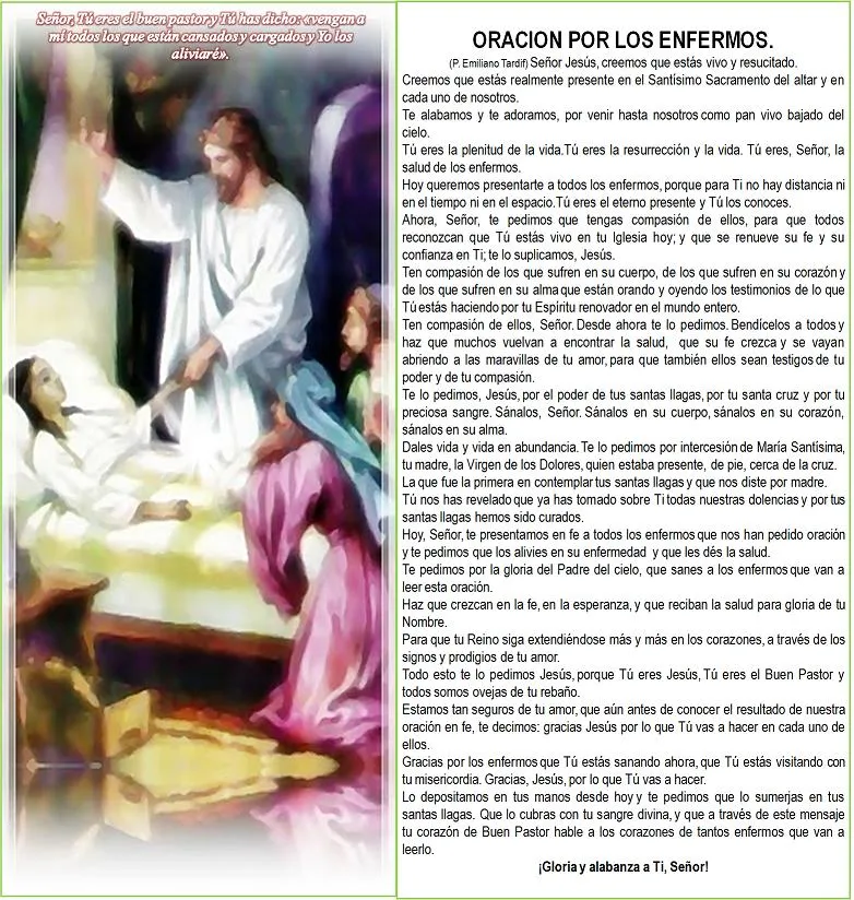 Que Tu mano me guie: Petición de oración