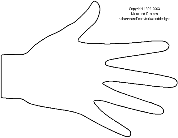 MANO PARA IMPRIMIR - Imagui