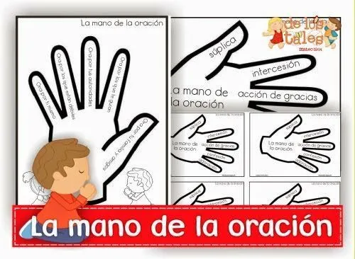 La mano de la oraci n | escuela dominical | Pinterest