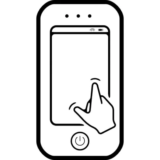 Mano sobre la pantalla táctil del teléfono móvil | Descargar ... Mano sobre la pantalla táctil del teléfono móvil | Descargar ...