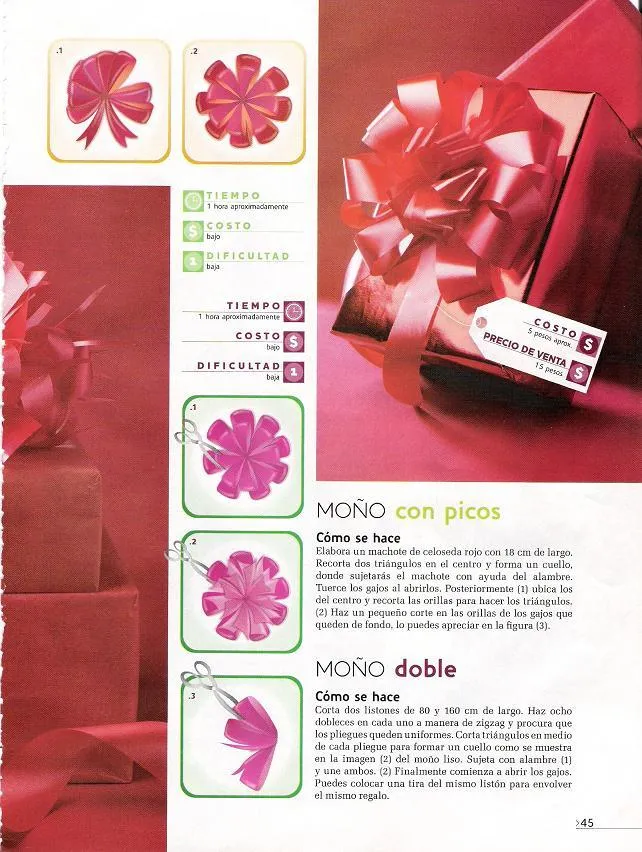 Todo a Mano.: Paso a paso como hacer MOÑOS para sus regalos Todo a Mano.: Paso a paso como hacer MOÑOS para sus regalos