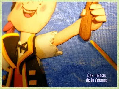 Las manos de la Anjana: Cuadro 3D Pirata