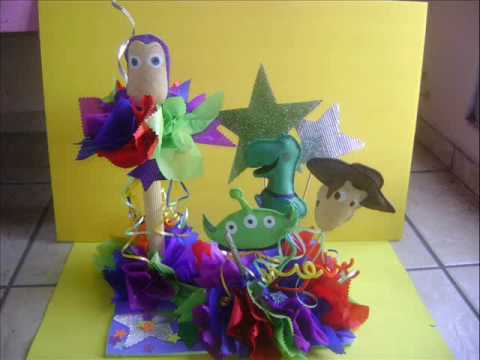 MANOS ARTISTICAS - ANRIOCS BUZZ LIGHY YEAR (CENTRO DE MESA Y ...