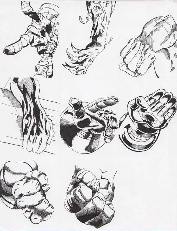 Manos de caricatura - Imagui