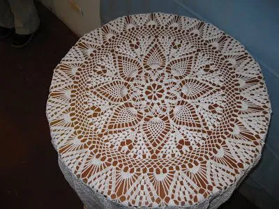 Manos y Dedicación: MANTEL A CROCHET PARA MESA DE OFRENDAS Manos y Dedicación: MANTEL A CROCHET PARA MESA DE OFRENDAS